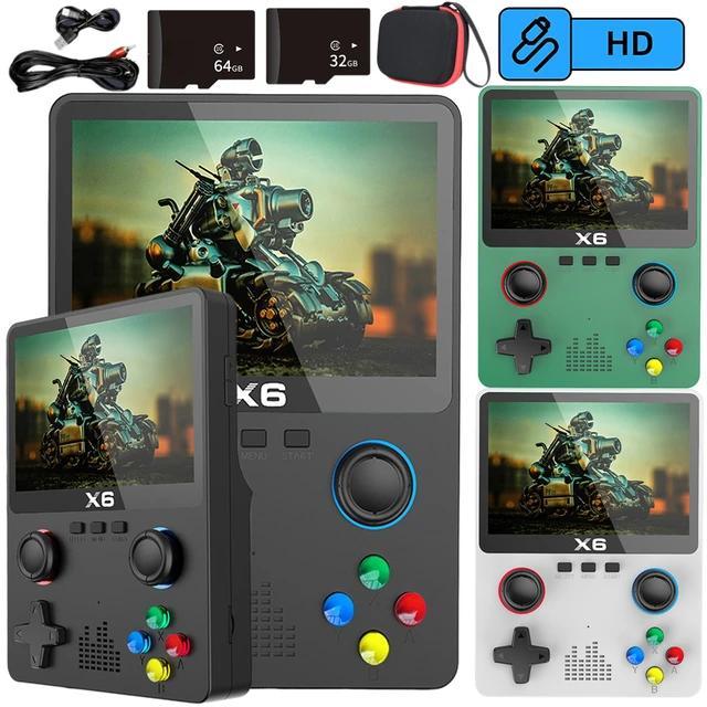 CONSOLA DE VIDEOJUEGOS PORTATIL X6 + 10000 Juegos + CORTESÍA